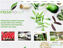 Tablet Screenshot of freshtogo.co.za